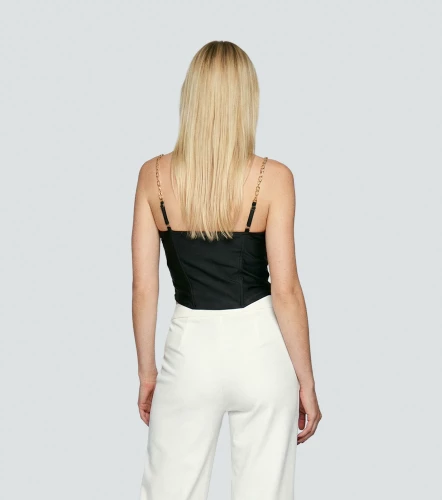 Blusa Con Escote Drapeado Carla DerekNG