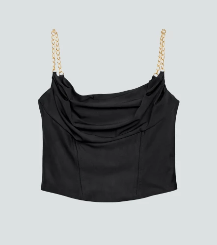 Blusa Con Escote Drapeado Carla DerekNG