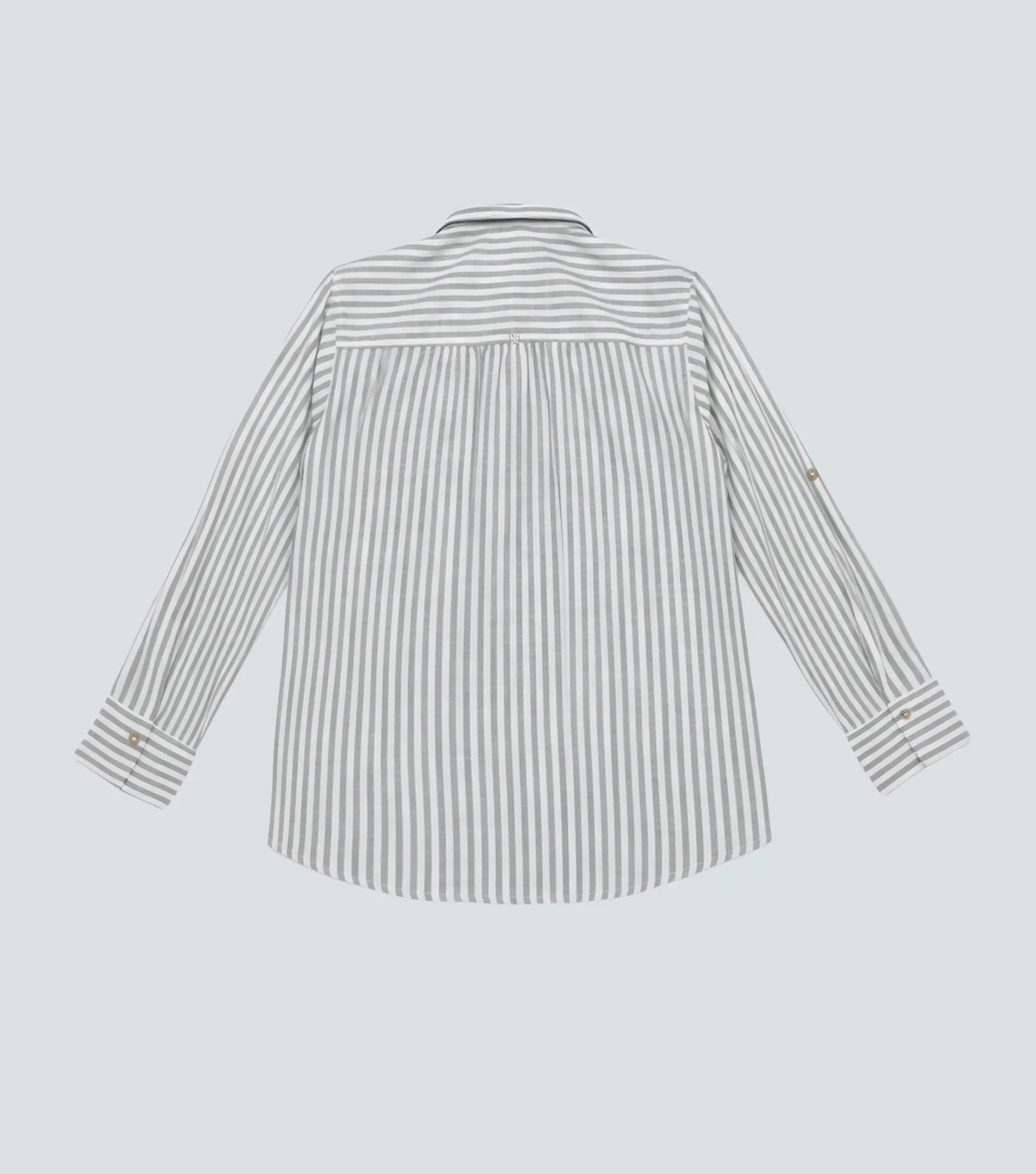 Blusa De Rayas En Lino Manga 3 4 Derek 832885 AZ