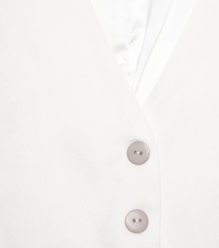 Chaleco Para Mujer En Lino Unicolor Ariana DerekAR