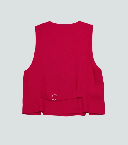 Chaleco Para Mujer En Lino Unicolor Ariana DerekRJ