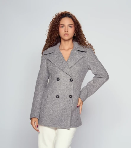 Chaqueta Manga Larga Con Cuello Solapa Estilo Americano DerekGR
