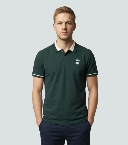 Comfort Brey Polo Unicolor Y Cuello Tejido UnserVO