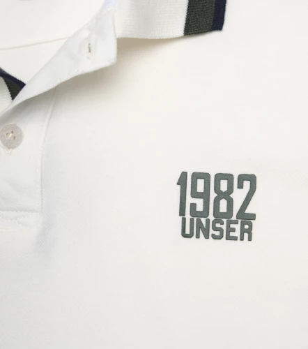 Comfort Yesid Polo Para Hombre Unicolor Manga Corta UnserAR