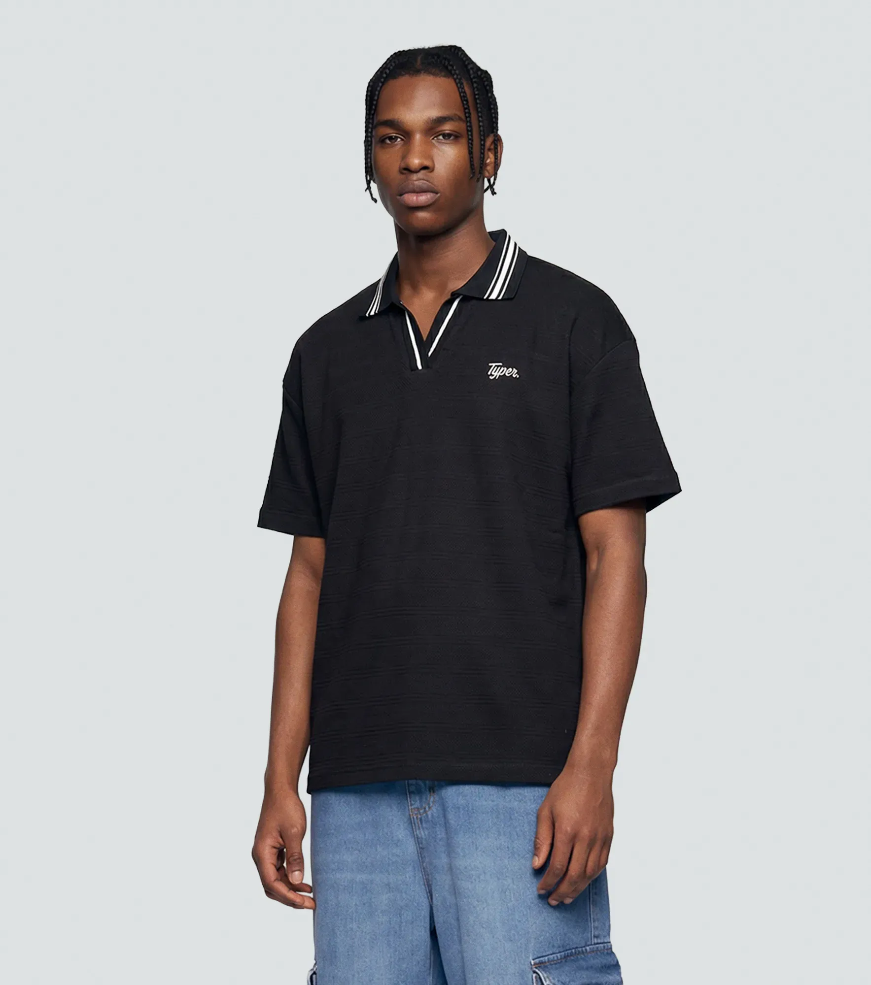 Harry Polo Comfort Cuello V Combinado Typer 833709 BH