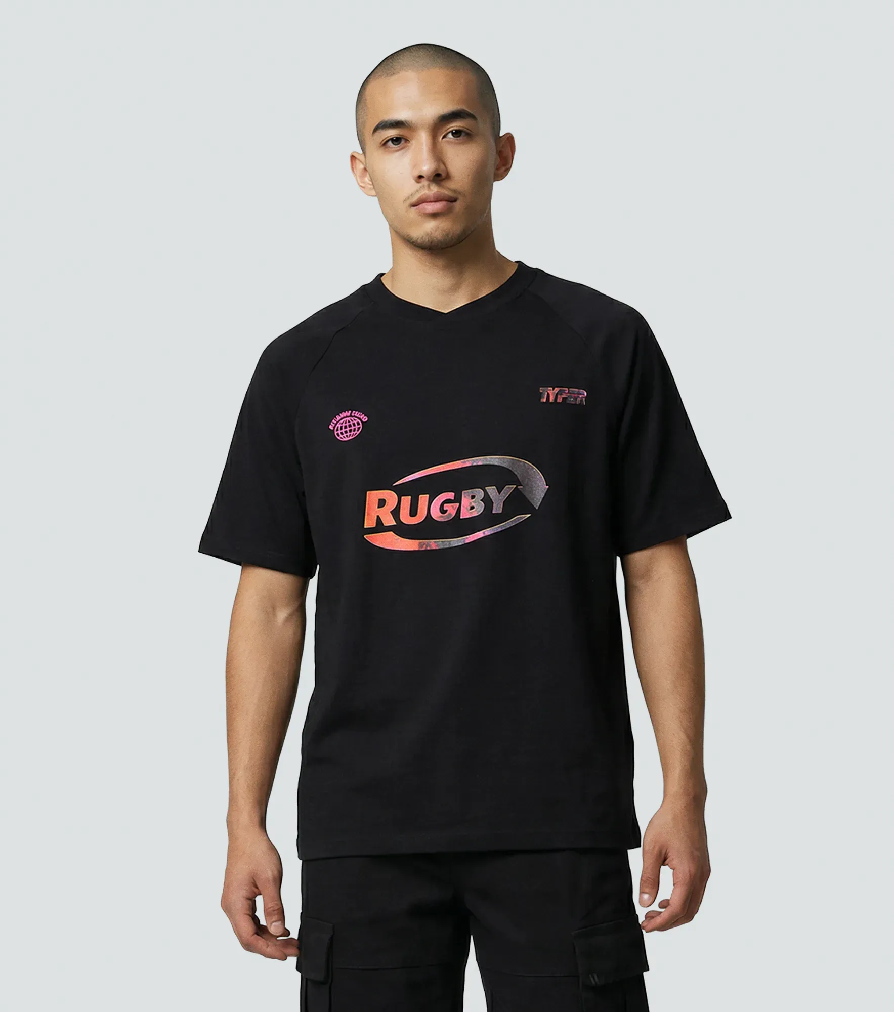 Jack T Shirt Oversize Con Estampado Typer 838547 NG
