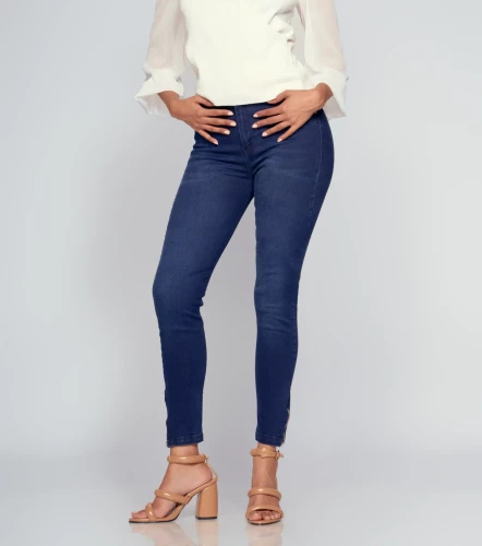 Jean Para Mujer Pull Up Con Cremalleras Barcelona Lindsay DerekAZ