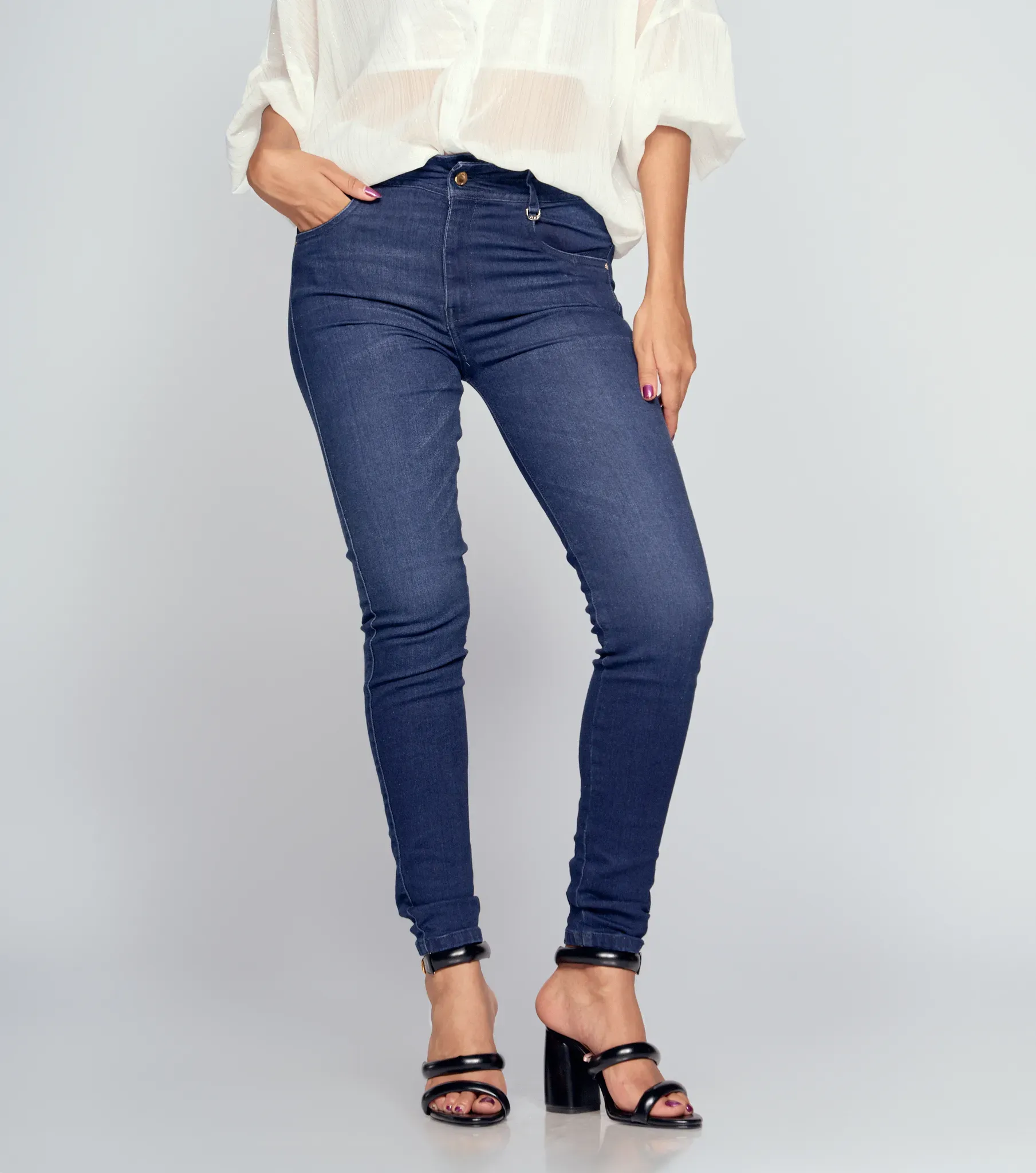 Jean Pull Up Bota Skinny Barcelona Miranda Derek 832407 AZ