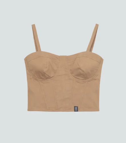 Kendall Corset Con Tiras Unicolor TyperKQ