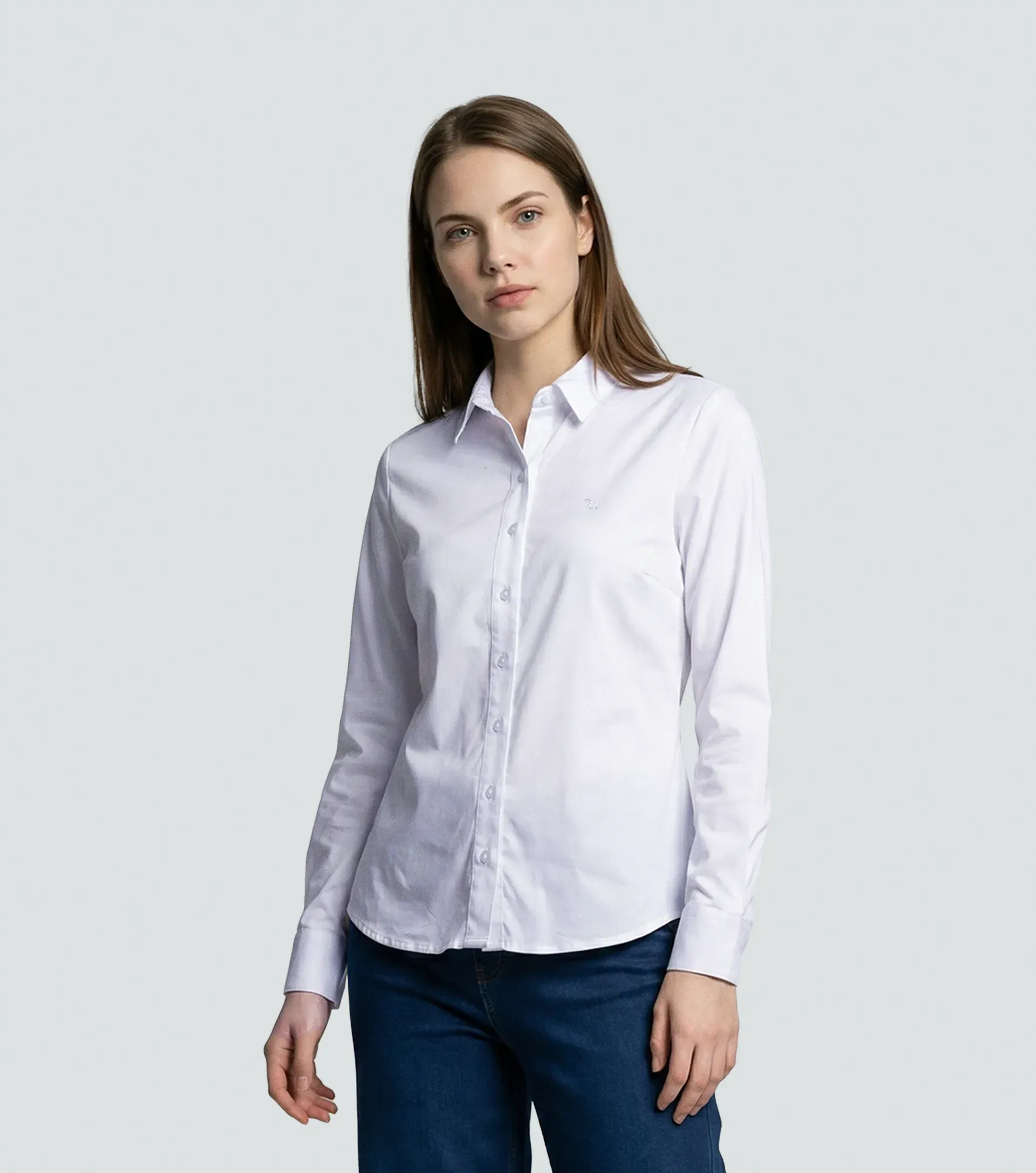 Melina Blusa Camisera Manga Larga Con Bolsillos Unser 832632 BL