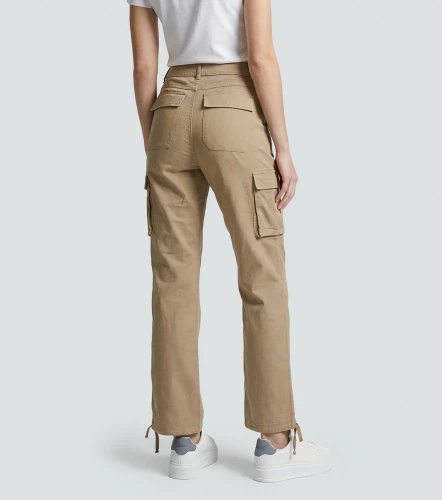 Pantalon De Mujer Unicolor Cargo DerekKQ