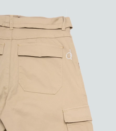 Pantalon De Mujer Unicolor Cargo DerekKQ