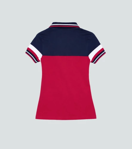 Polo Para Mujer Combinado Manga Corta DerekAO