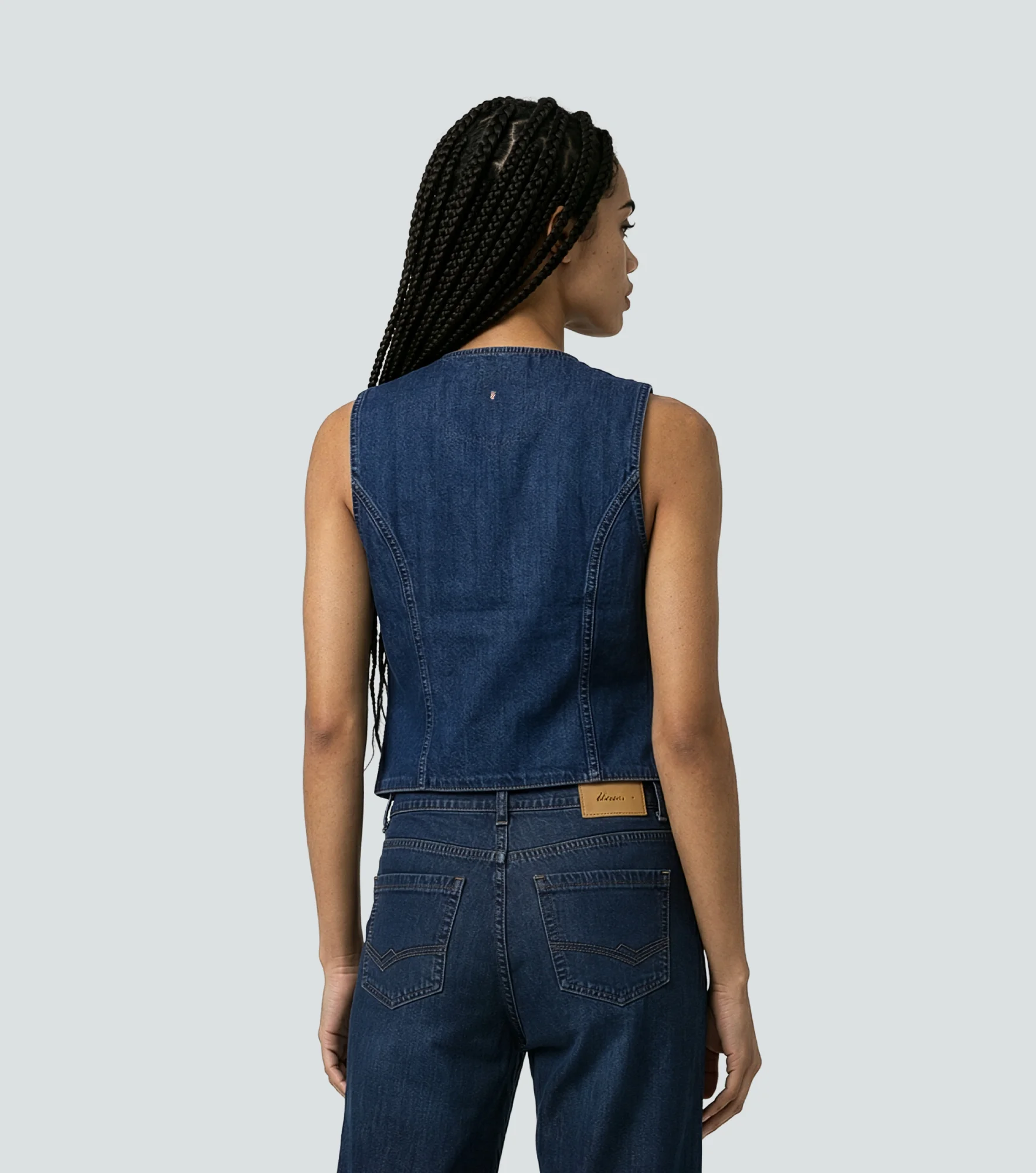 Raquel Chaleco Con Cortes Y Bolsillos En Delantero Unser 837486 AZ