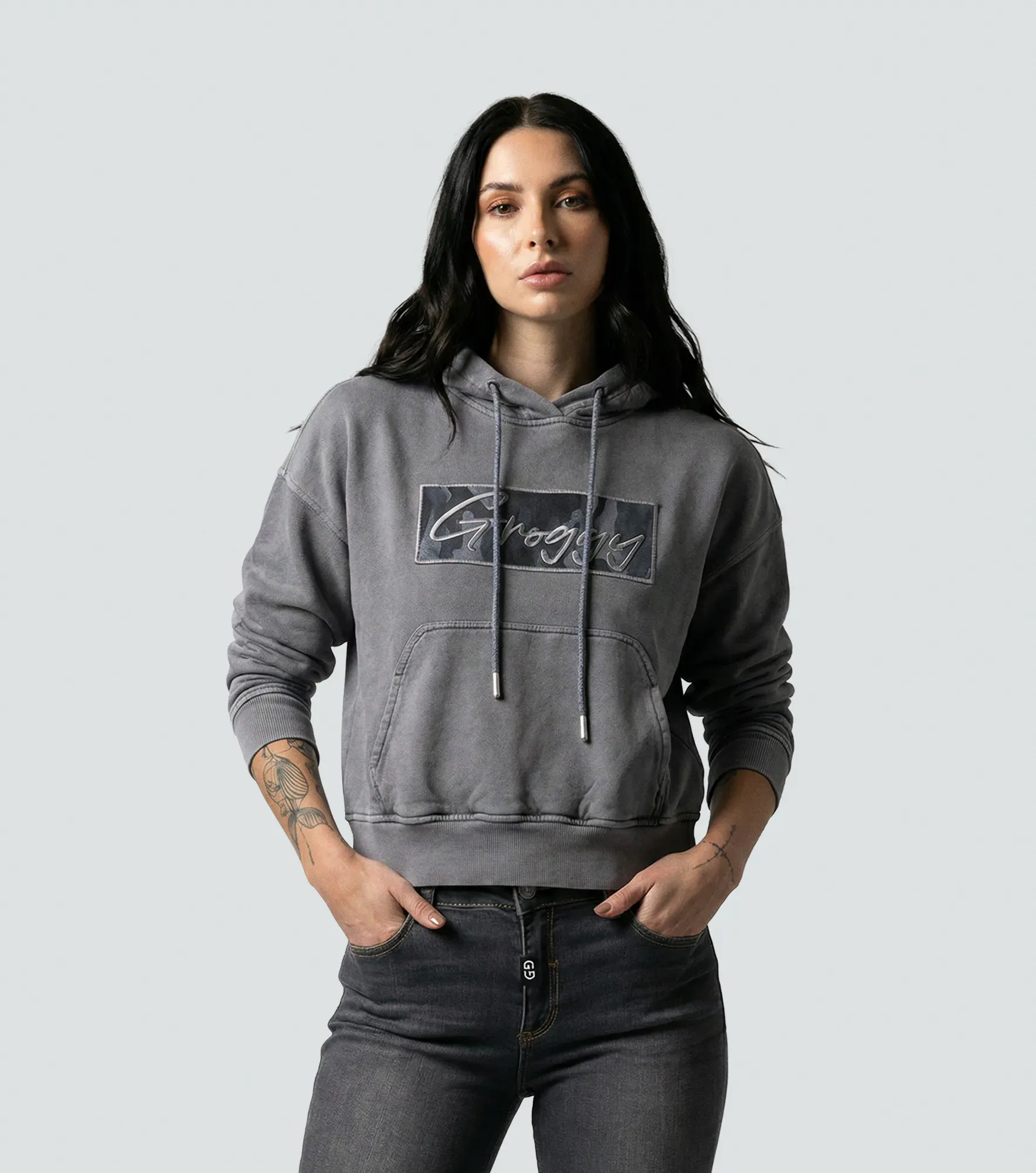 Sanza Hoodie Femenino Groggy 833619 GR