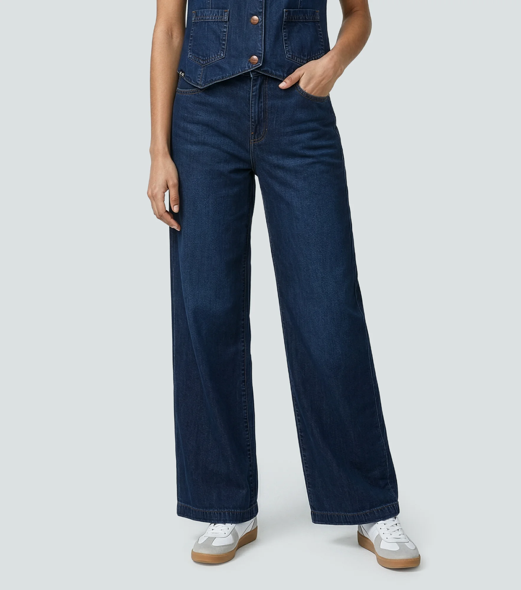 Star Angel Jean Tono Oscuro Bota Amplia Unser 836128 AZ