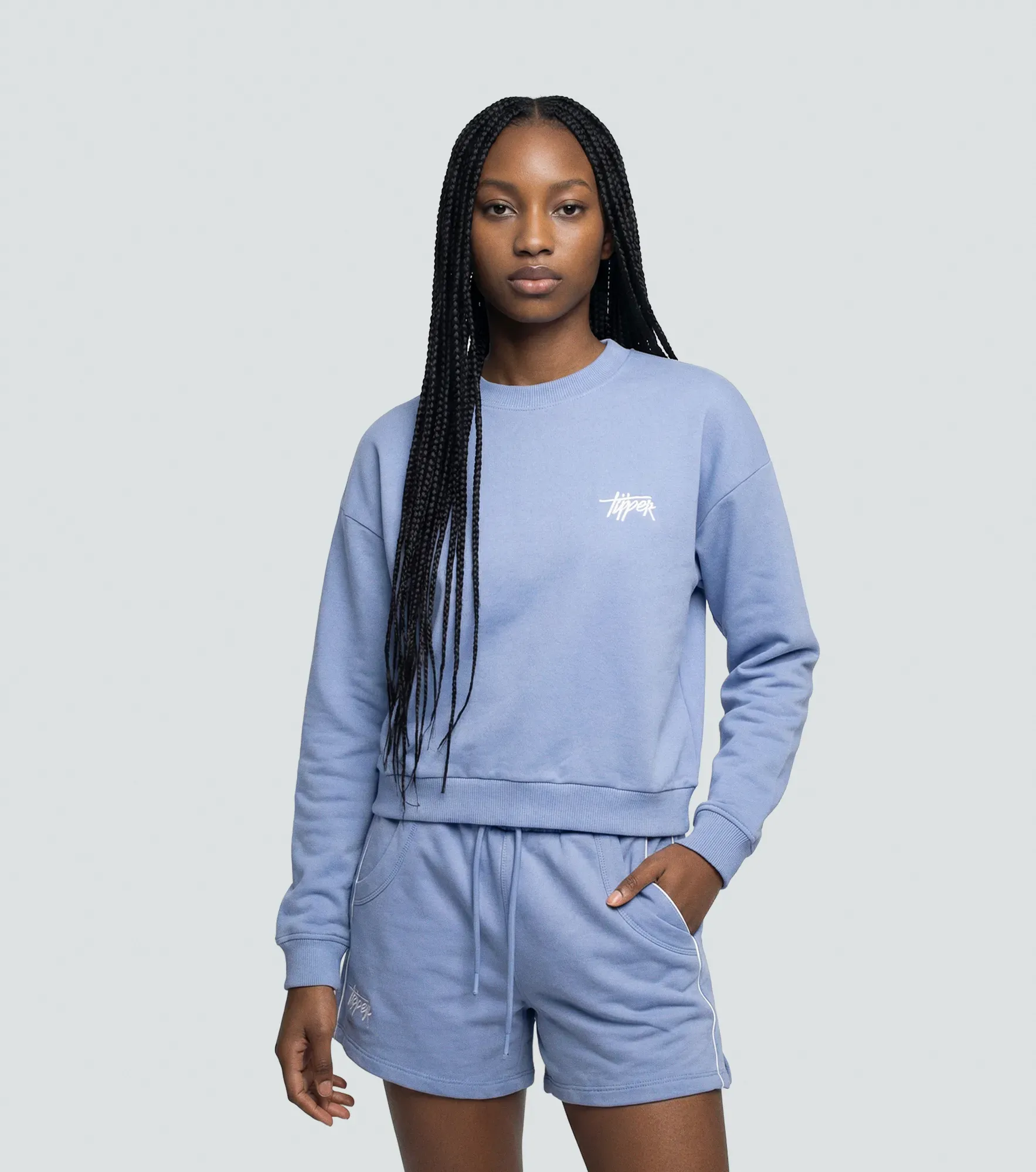 Storm Set Buzo Y Short Relaxed Bordado Typer 836671 AZ
