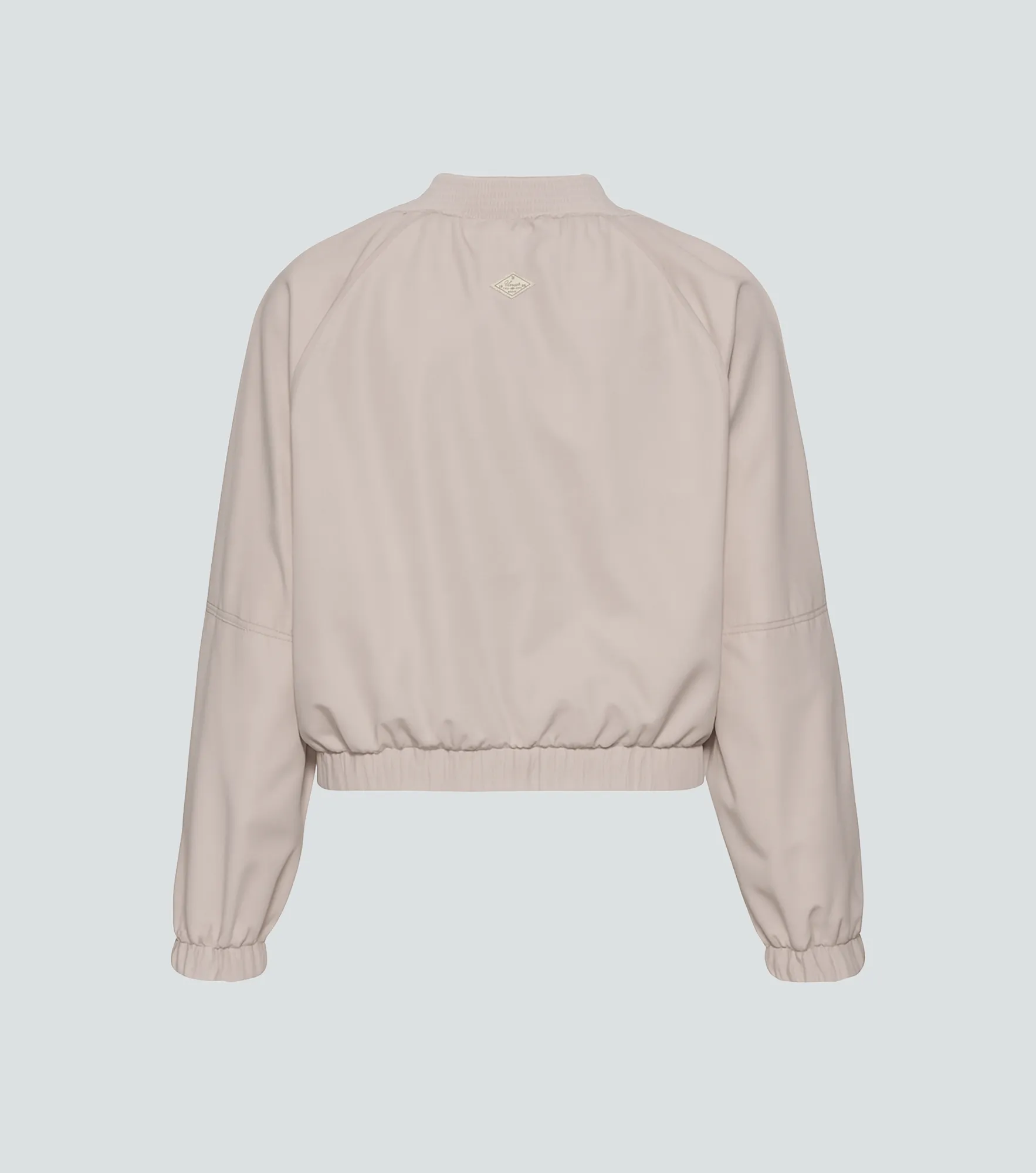 Lina Chaqueta Tipo Bomber Unicolor Con Tejido Unser 837052 AR