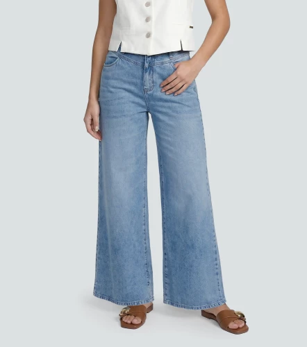 Praga Jean Para Mujer Wide Leg Mariana DerekAZ