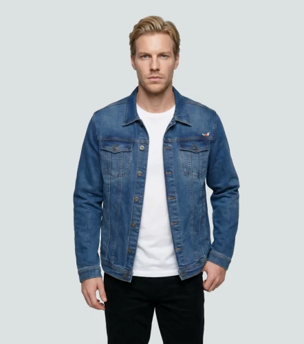 Javi Chaqueta Trucker Tono Medio UnserAZ