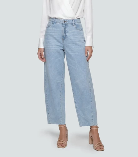 Barcelona Jean Para Mujer Tipo Barrel Lauren DerekAZ
