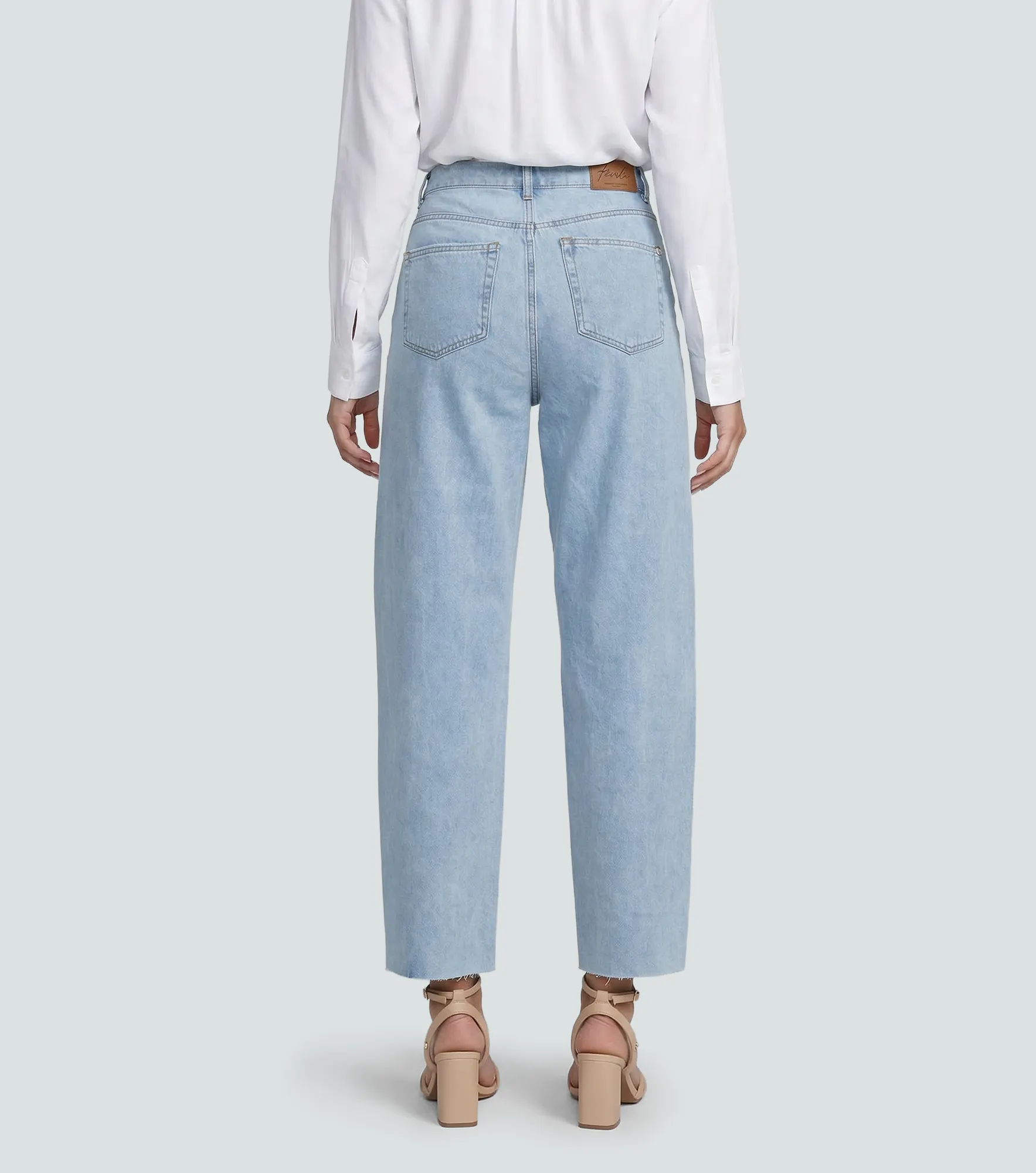 Barcelona Jean Para Mujer Tipo Barrel Lauren Derek 837362 AZ