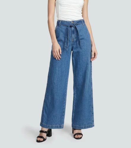 Praga Jean Para Mujer Con Cinturon Carmit DerekAZ