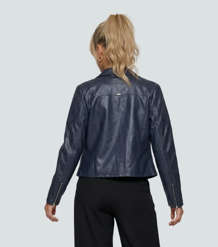 Chaqueta En Indigo Para Mujer Thalia DerekAZ