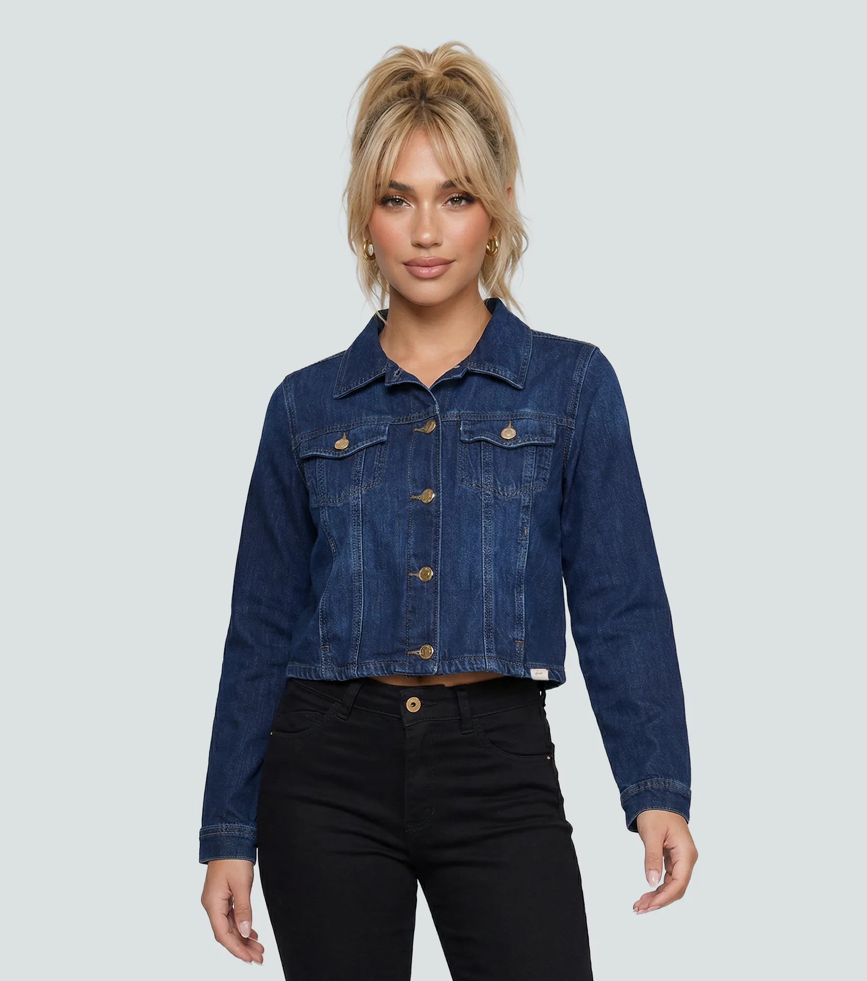 Chaqueta Para Mujer En Indigo Valeria DerekAZ