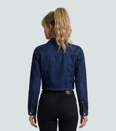 Chaqueta Para Mujer En Indigo Valeria DerekAZ