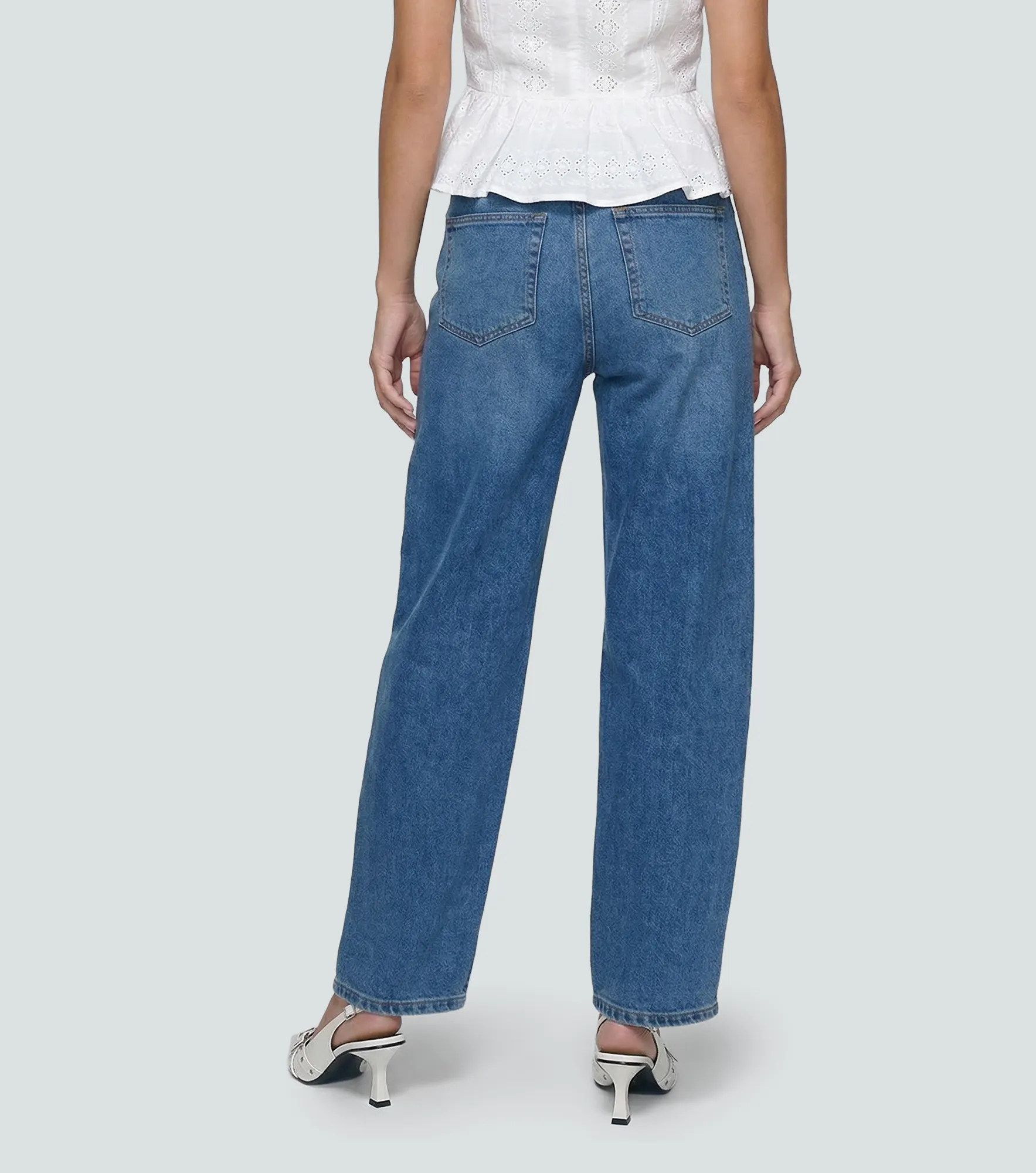 Barcelona Jean Barrel Con Proceso Alicia Derek 837715 AZ