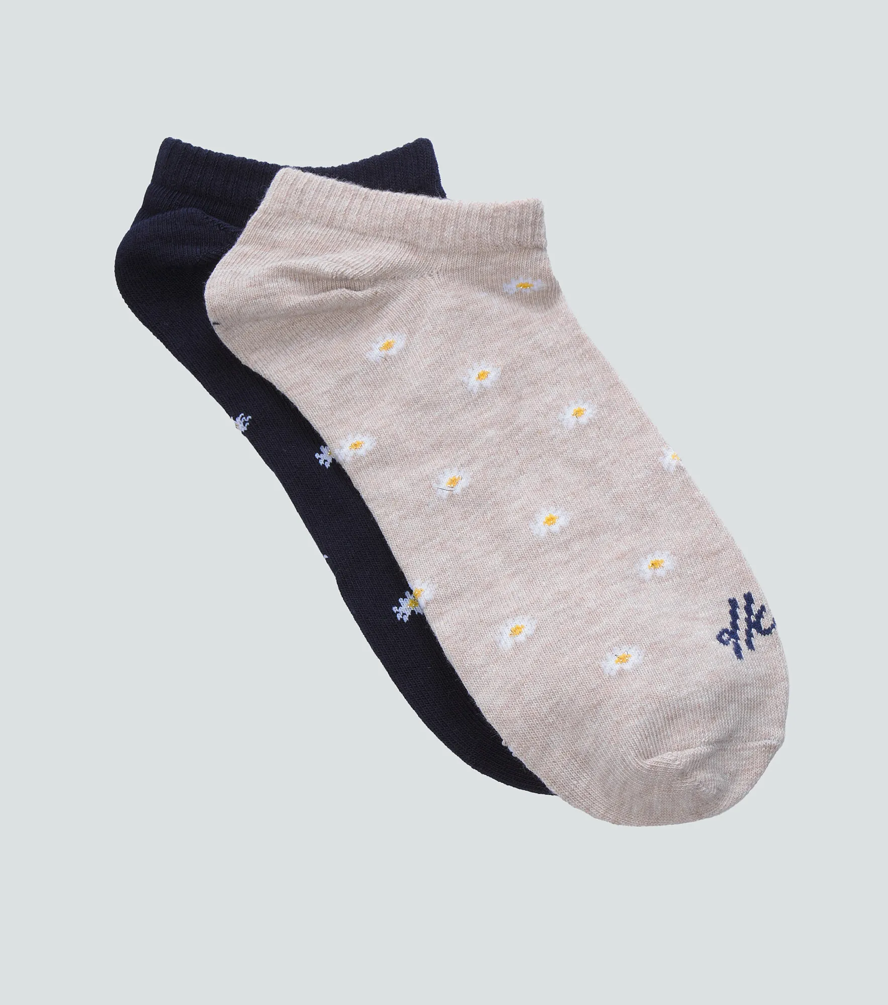 Medias Bipack Invisibles Con Flores Martha Derek 837745 AZ