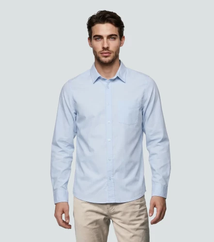Slim Leonardo Camisa M L Unicolor UnserAC