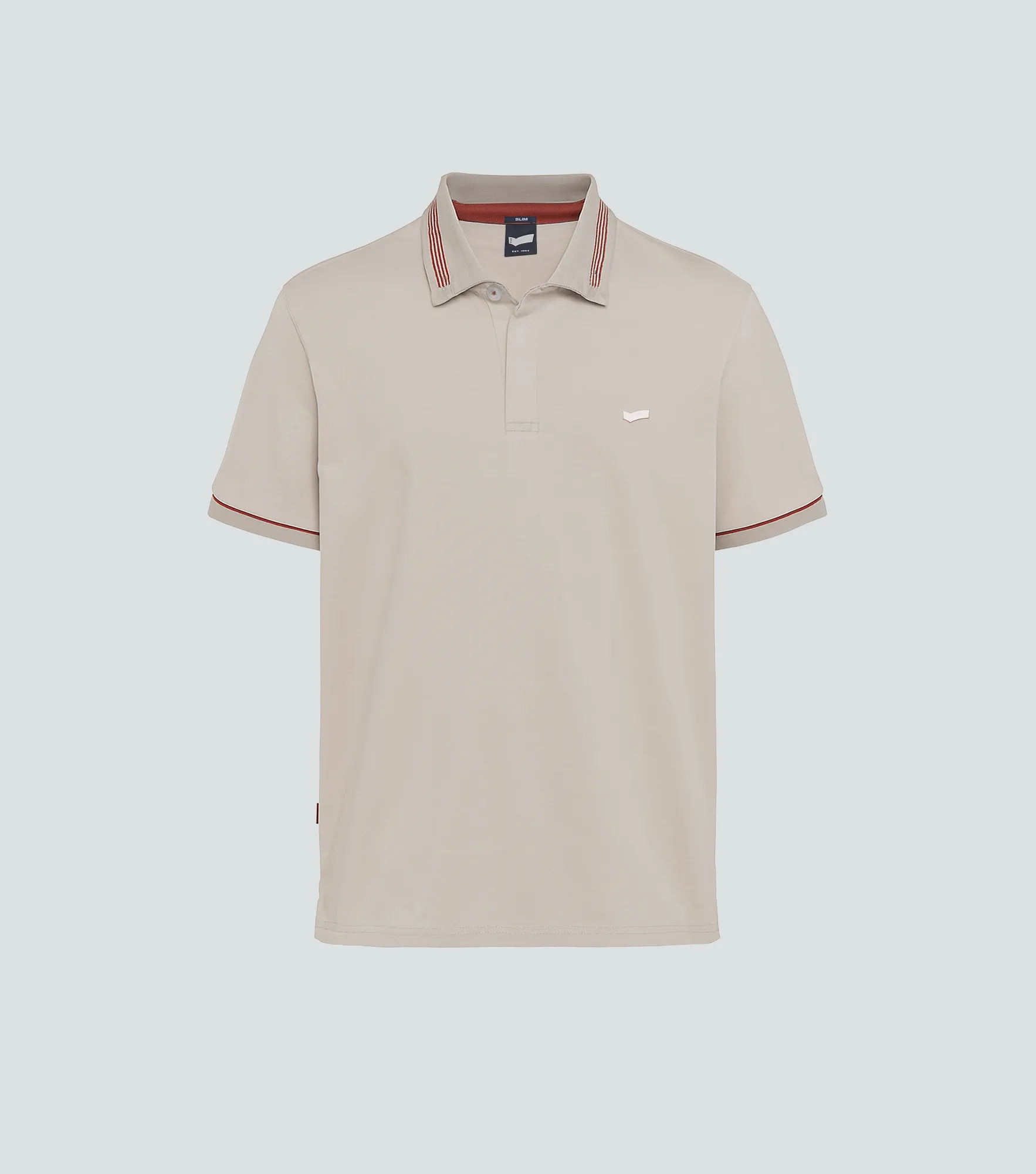 Salvatore Polo Slim Fit Masculina Gas 836866 BC