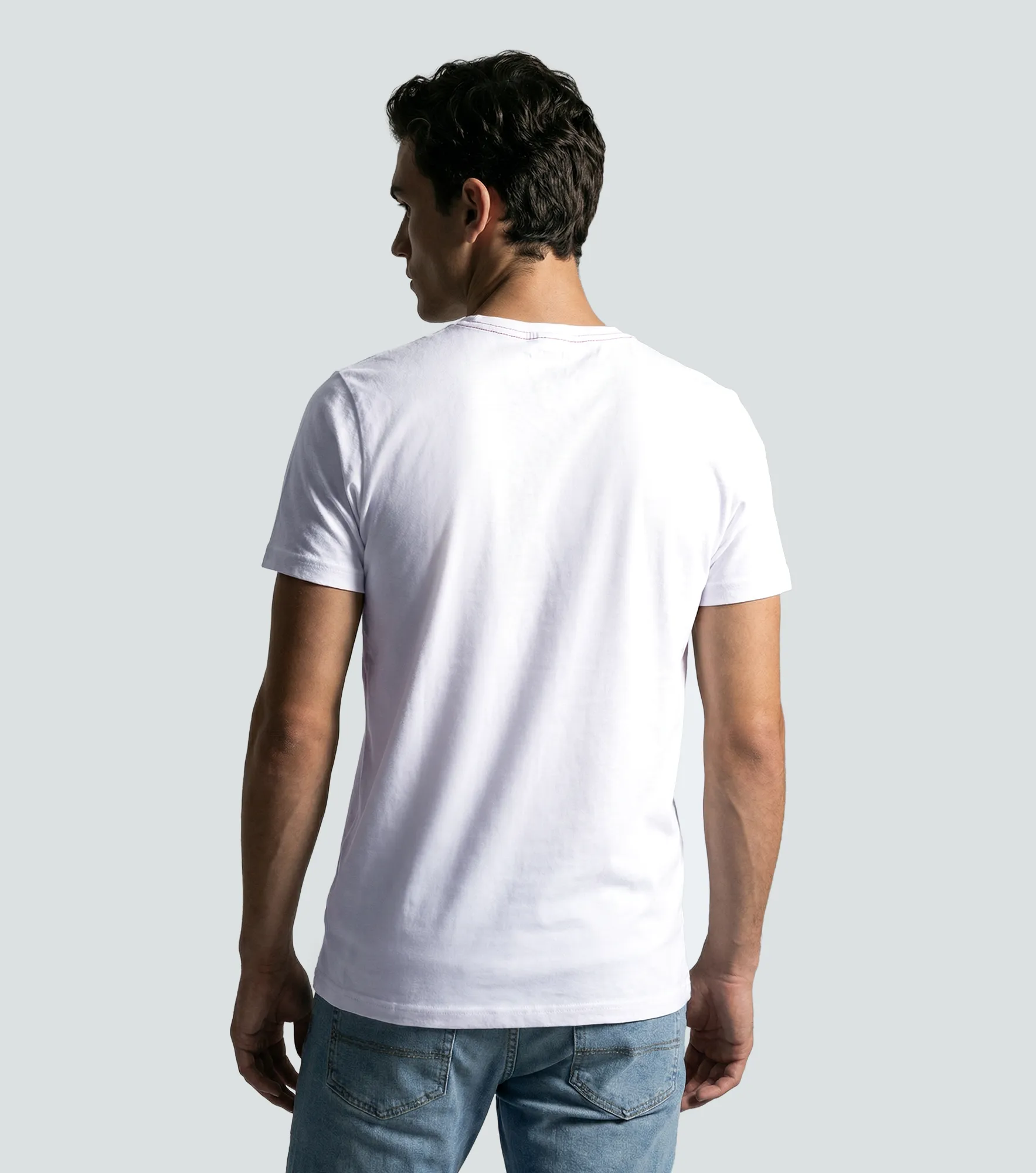 Patch Camiseta Slim Fit Masculina Gas 834699 BL