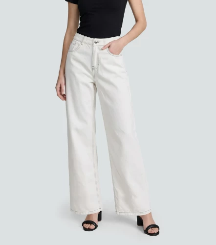 Jean Para Mujer Bloom Con Costuras En ContrasteBH