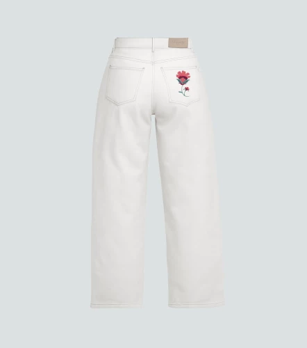 Jean Para Mujer Bloom Con Costuras En ContrasteBH