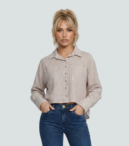 Blusa Camisera Para Mujer Sidney DerekCF