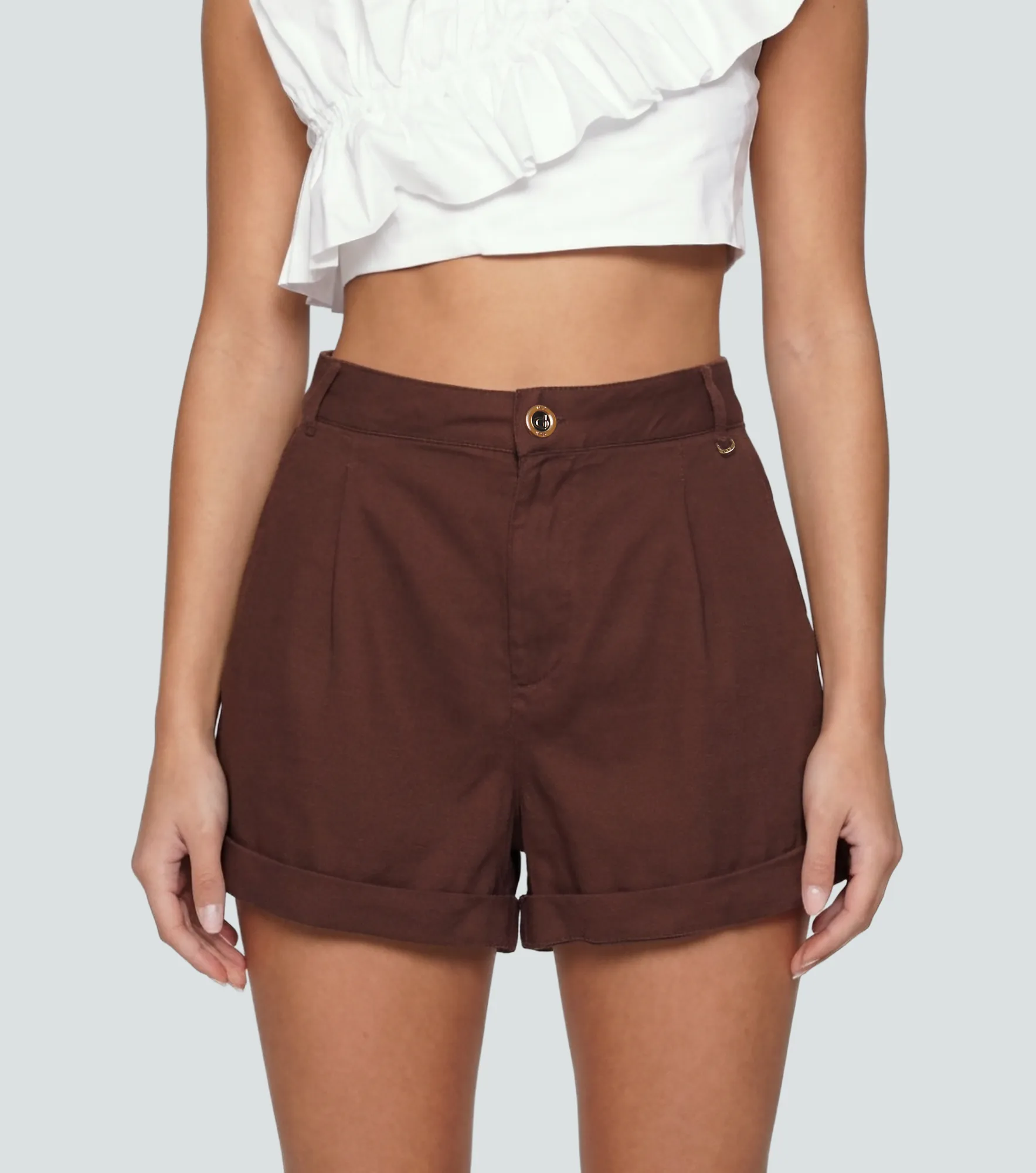 Short Para Mujer En Tencell Unicolor Alanis Derek 837758 CF