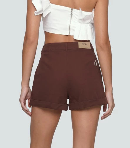 Short Para Mujer En Tencell Unicolor Alanis DerekCF