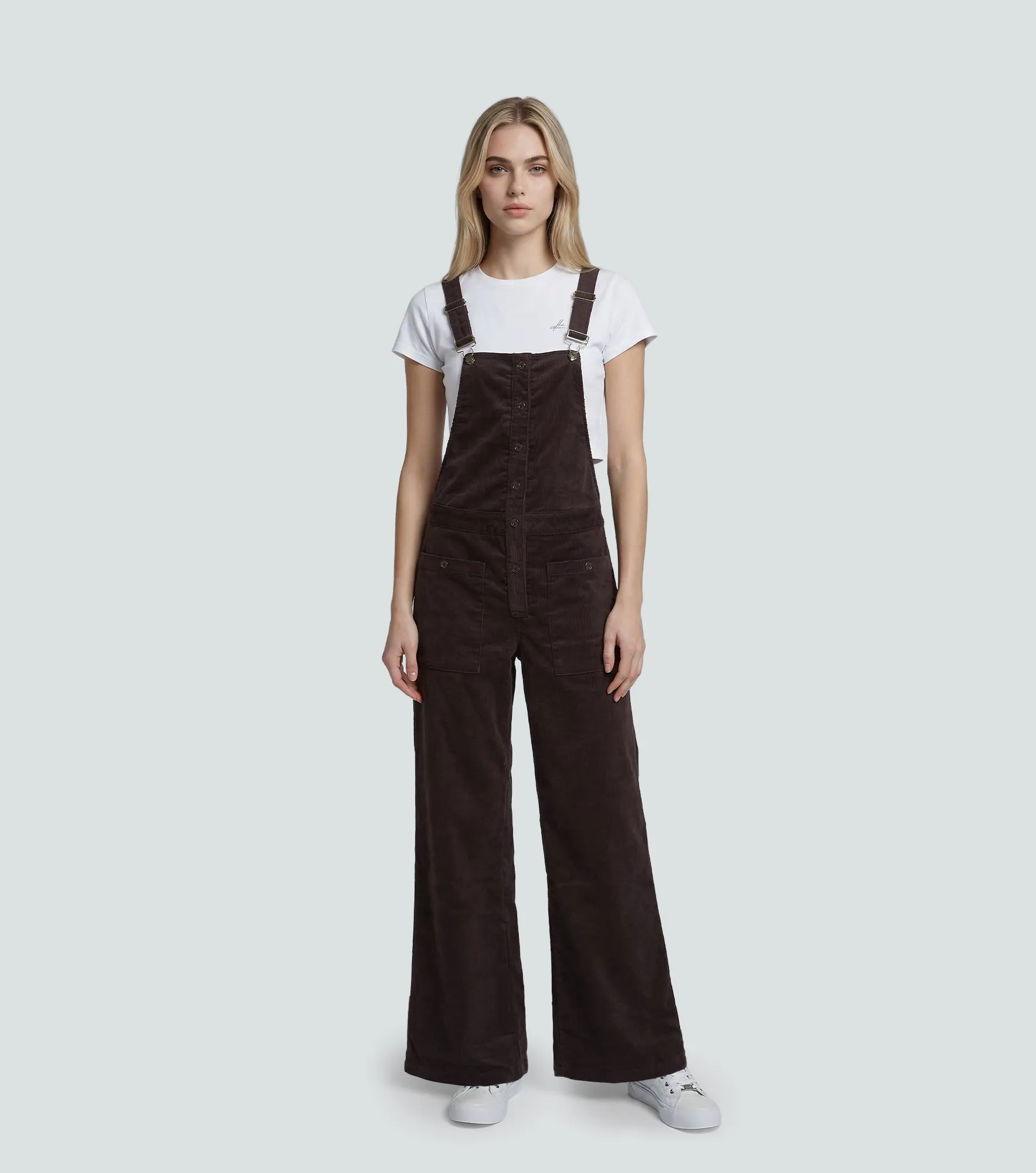 Overol Pantalon Para Mujer Unicolor Nicole DerekCF