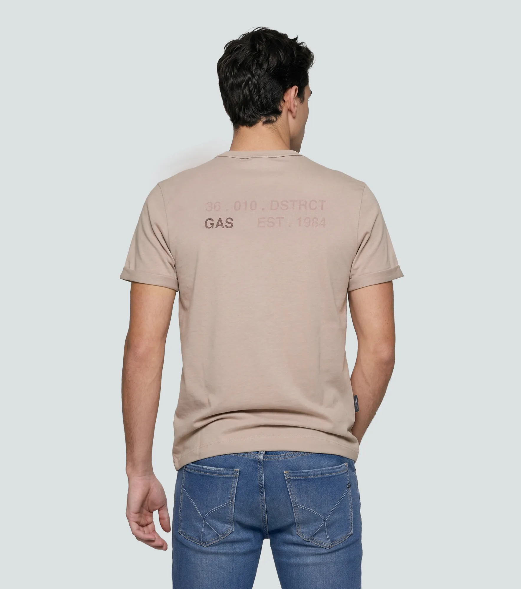 Rocco T Shirt Slim Fit Masculina Gas 836863 CM
