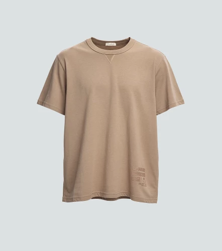 Comfort Jaime Camiseta Unicolor Estampado Con Detalle UnserKQ