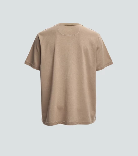 Comfort Jaime Camiseta Unicolor Estampado Con Detalle UnserKQ