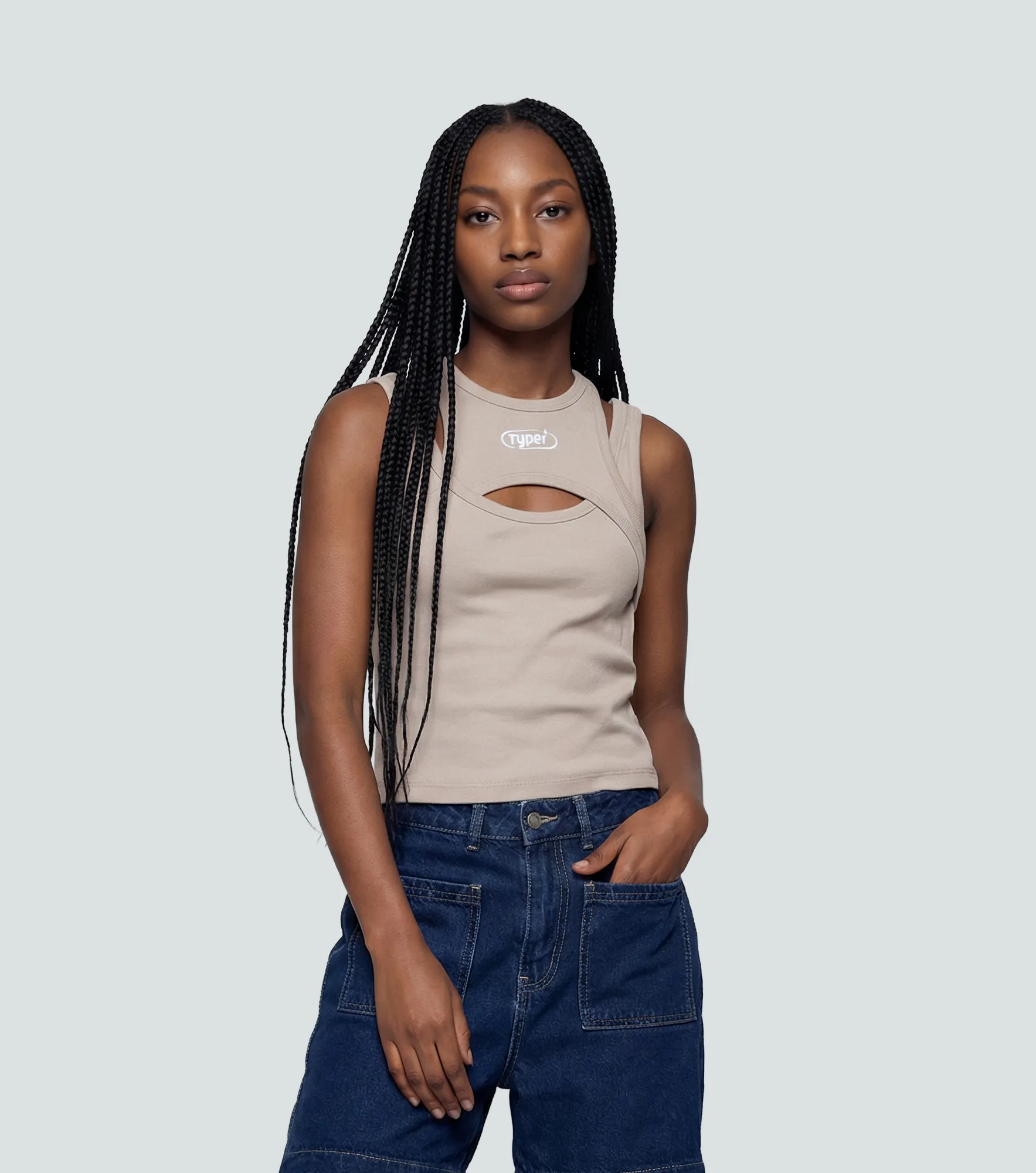 Sally Blusa Slim Tipo Esqueleto TyperKQ