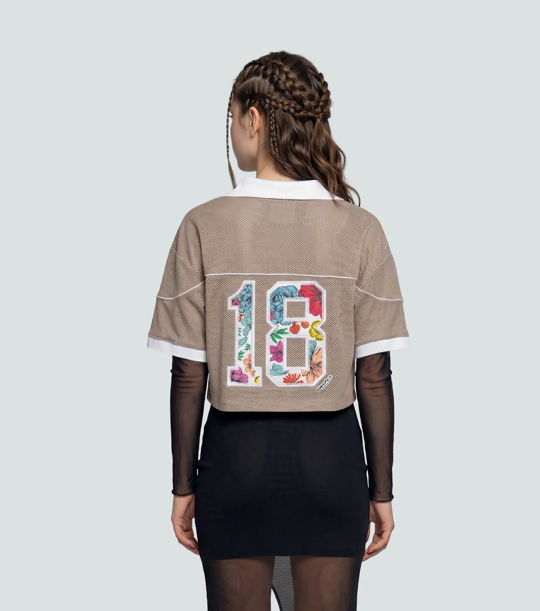 Aria Blusa Relaxed Con Sesgo En Contrastes Typer 838043 KQ