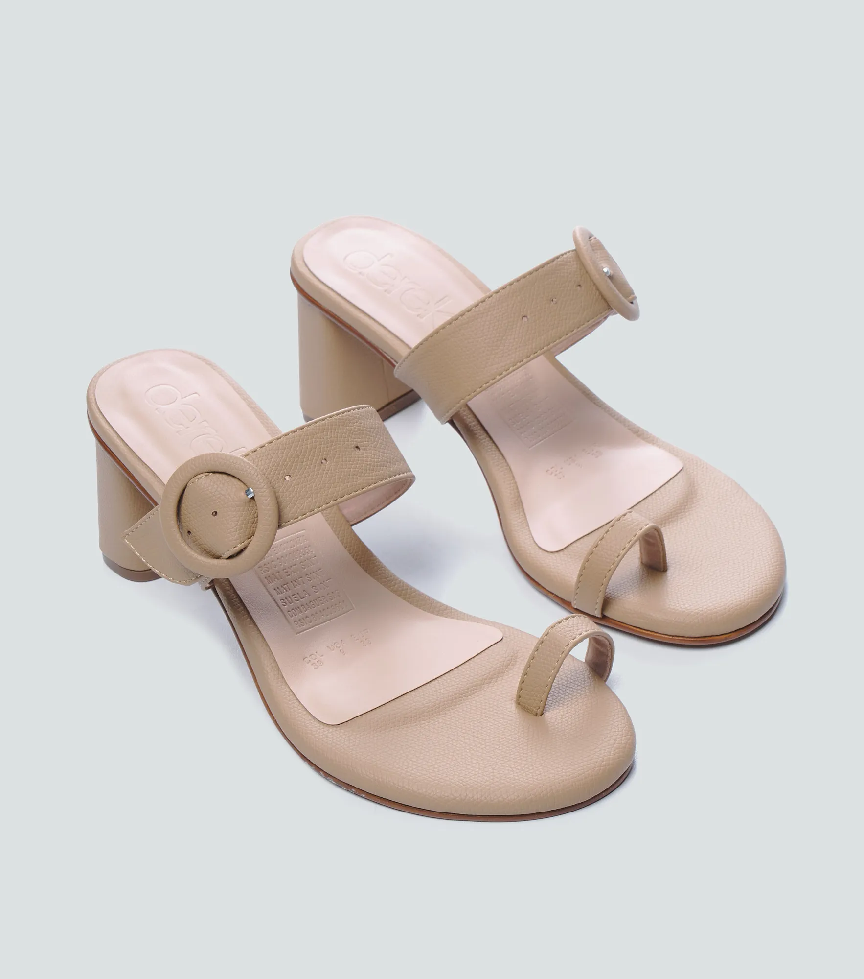 Sandalia Para Mujer Con Tacon Y Hebilla Katrina Derek 838213 KQ