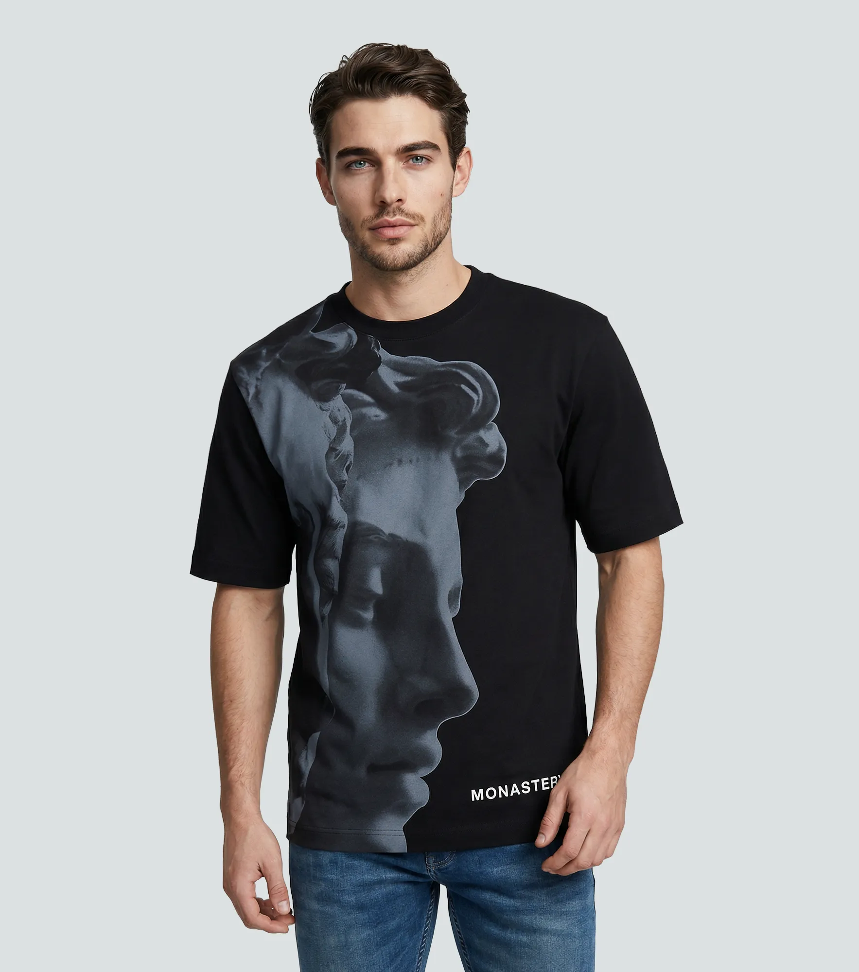 Camiseta Monastery Tersia T Shirt Oversized Men 133223 NG
