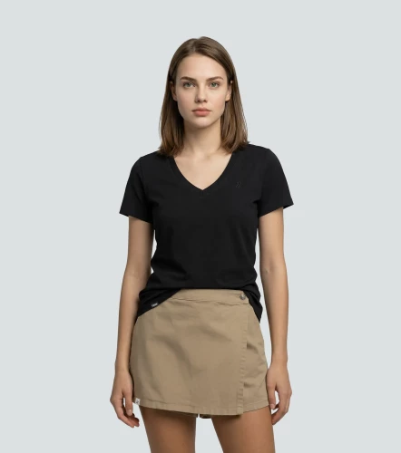 Iris Blusa Cuello V Con Bordado En Delantero UnserNG