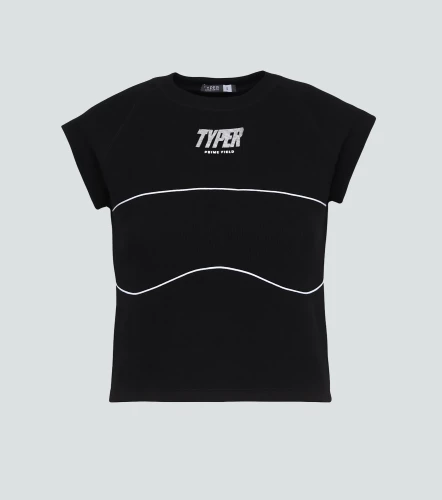 Layla Blusa Slim Con Sesgo En Contraste TyperNG